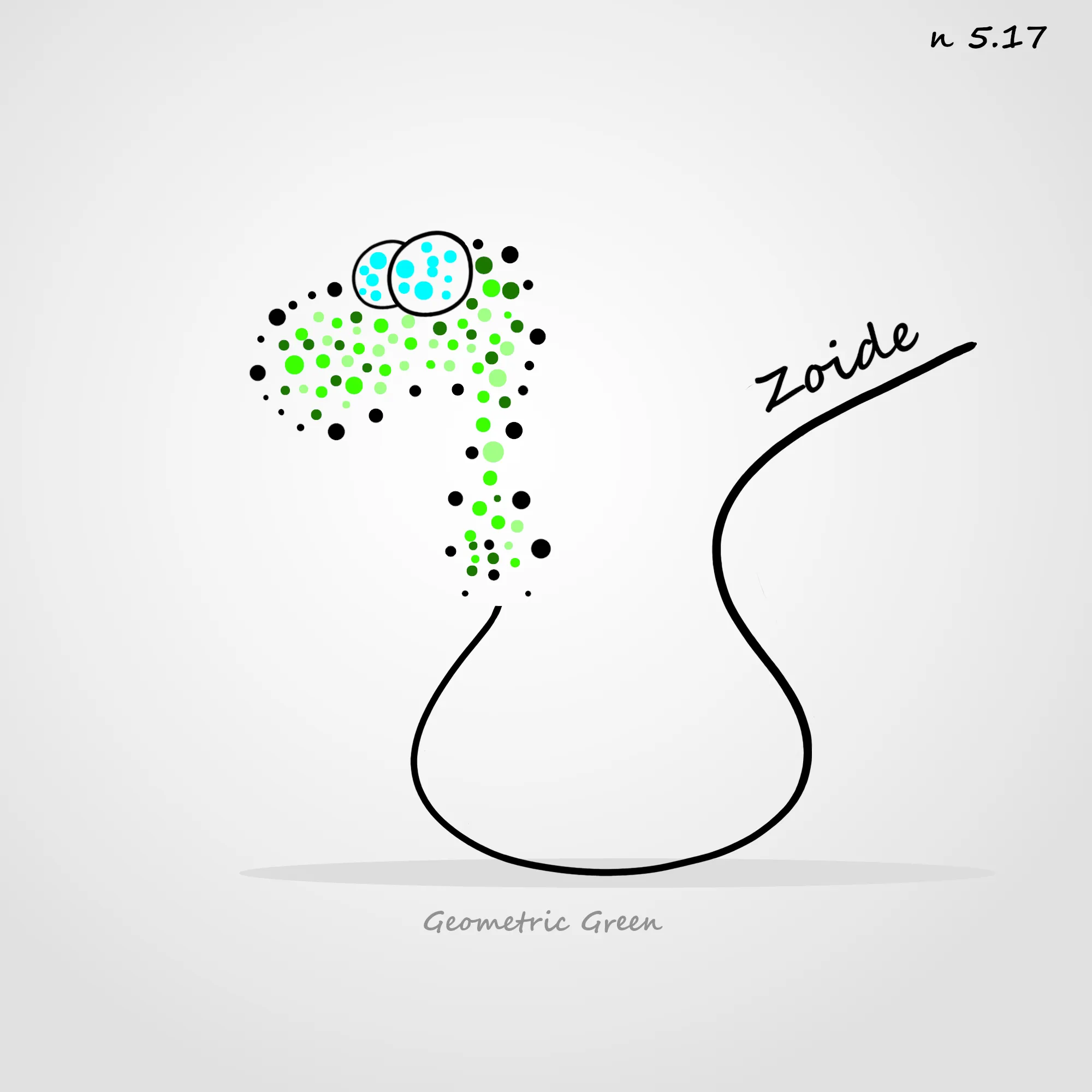 Zoide Geometric Green